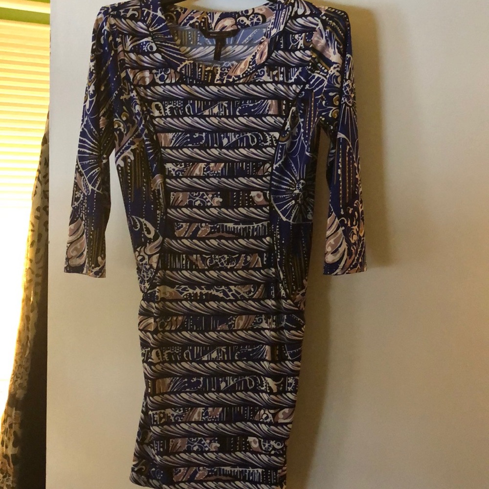 BCBG fitted jersey dress